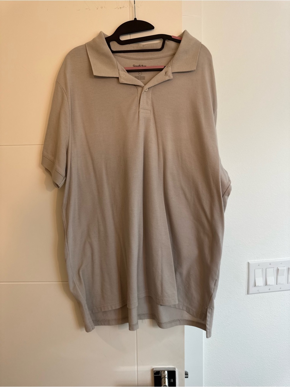 Goodfellow & Co Beige Polo Shirt